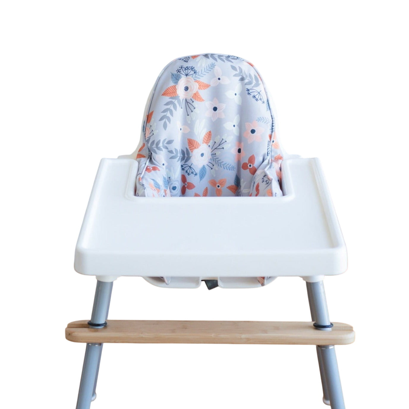 Gray Floral Ikea Antilop Cushion Cover