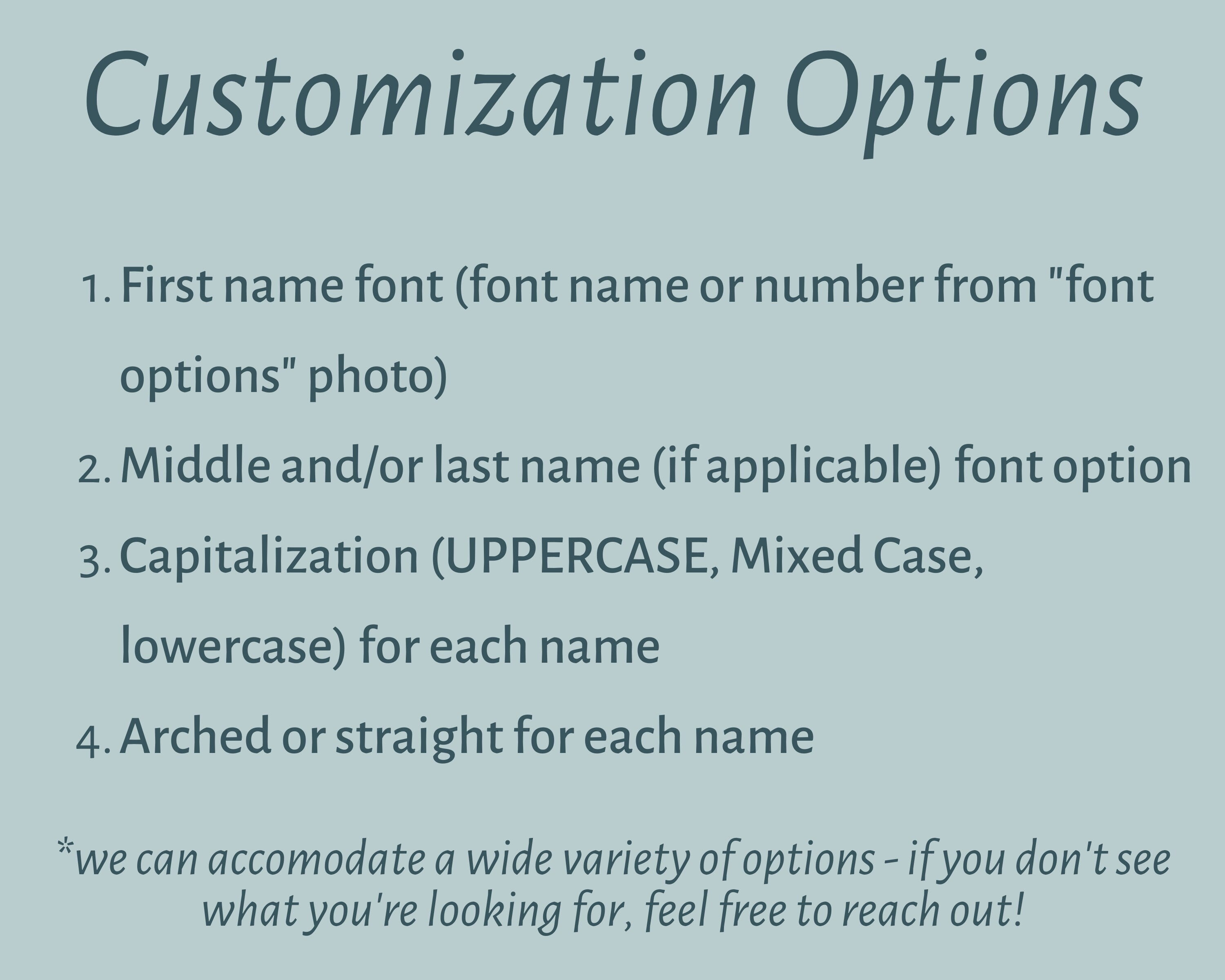 Custom Canvas Name Banner