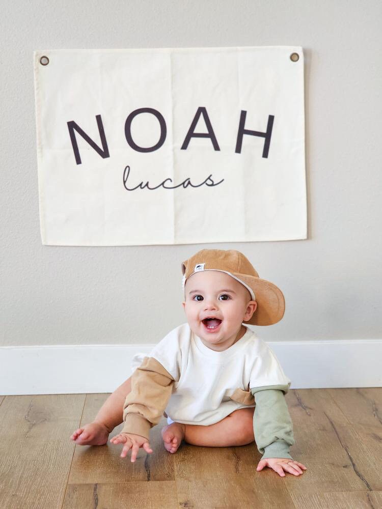 Custom Canvas Name Banner