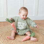 My First Easter Oversized Sweatshirt Romper - More Colors