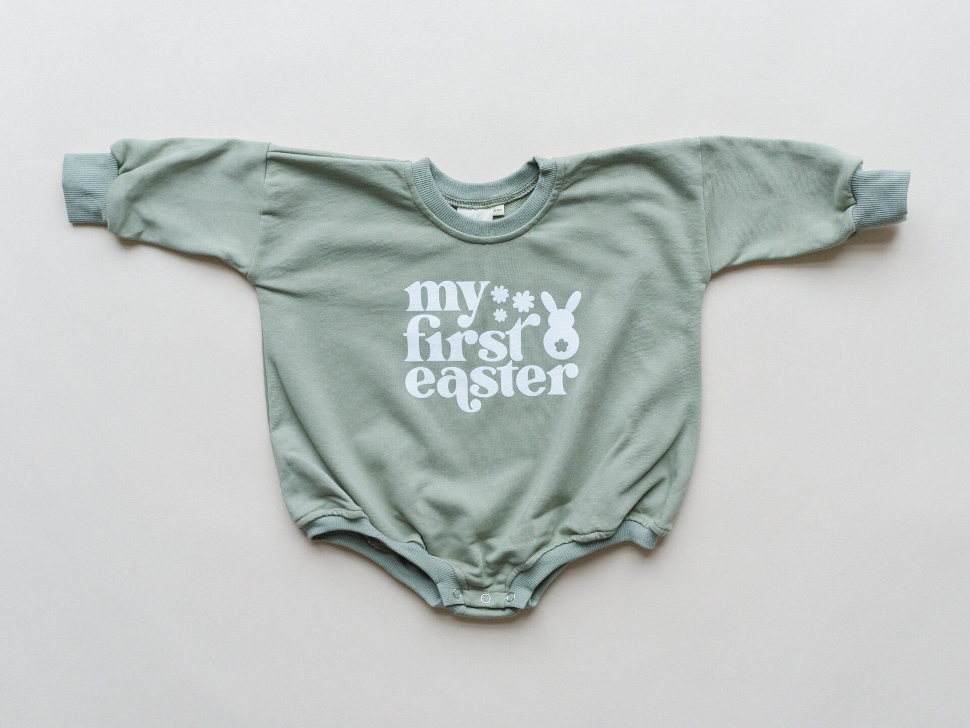 My First Easter Oversized Sweatshirt Romper - More Colors