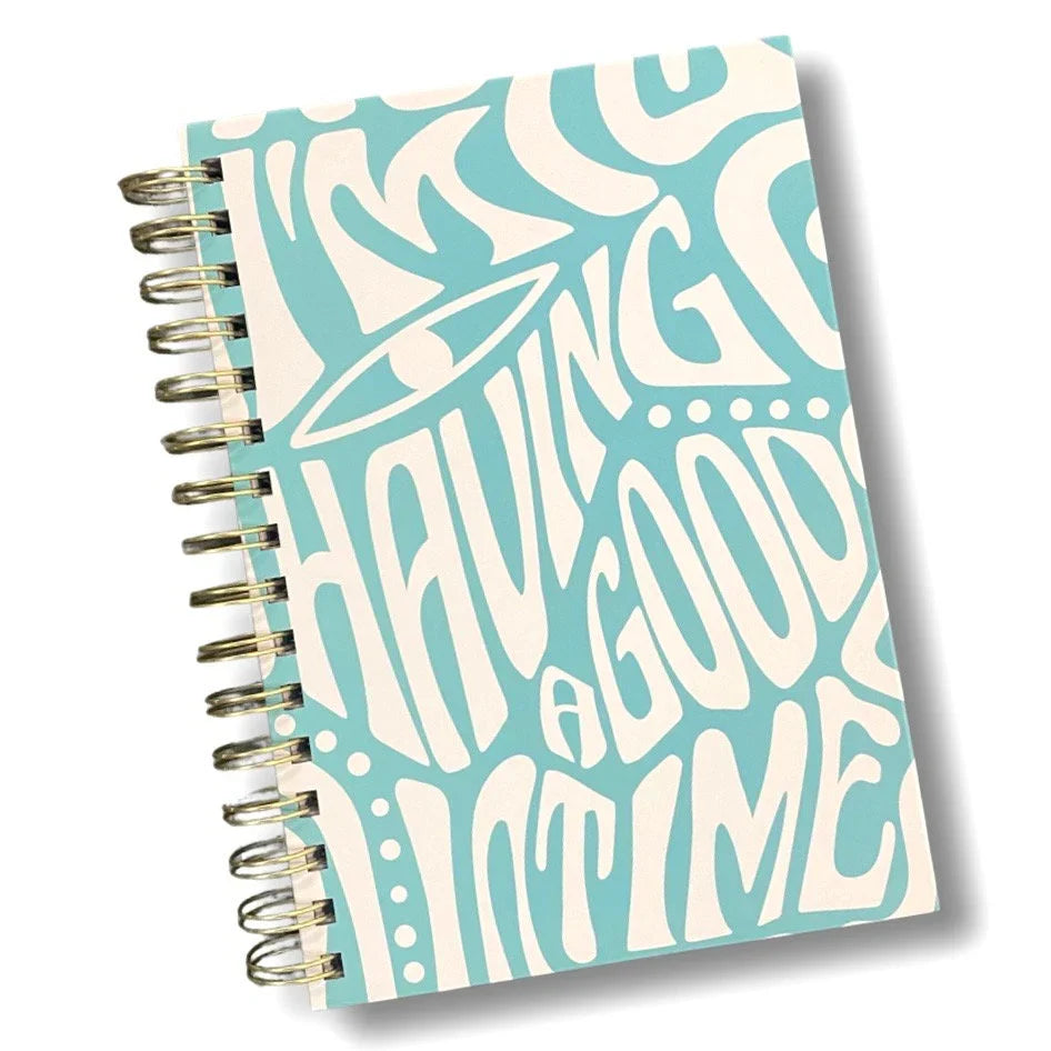 Heypeacock Preppy Spiral Notebooks For Kids, Teens, Hard Bound Spiral Journal Diary, Notepad With 160 Lined Pages, A5 (5.82" X 8.26")