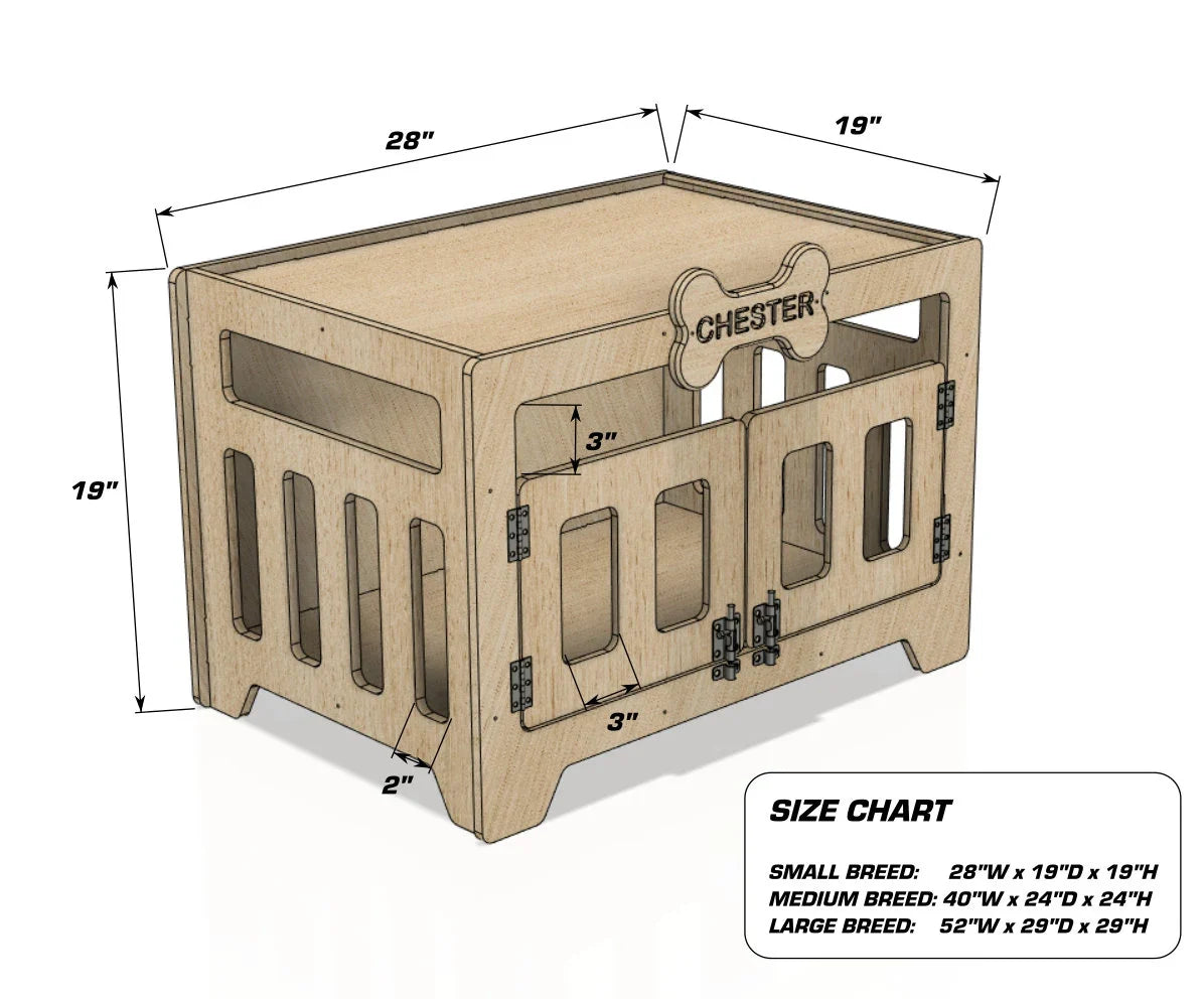 Blu- Modern Dog House