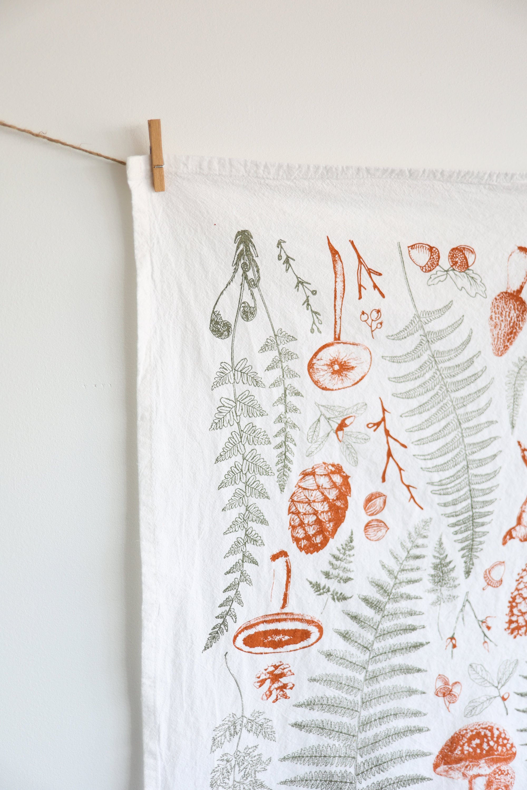 Forest Floor Tea Towel