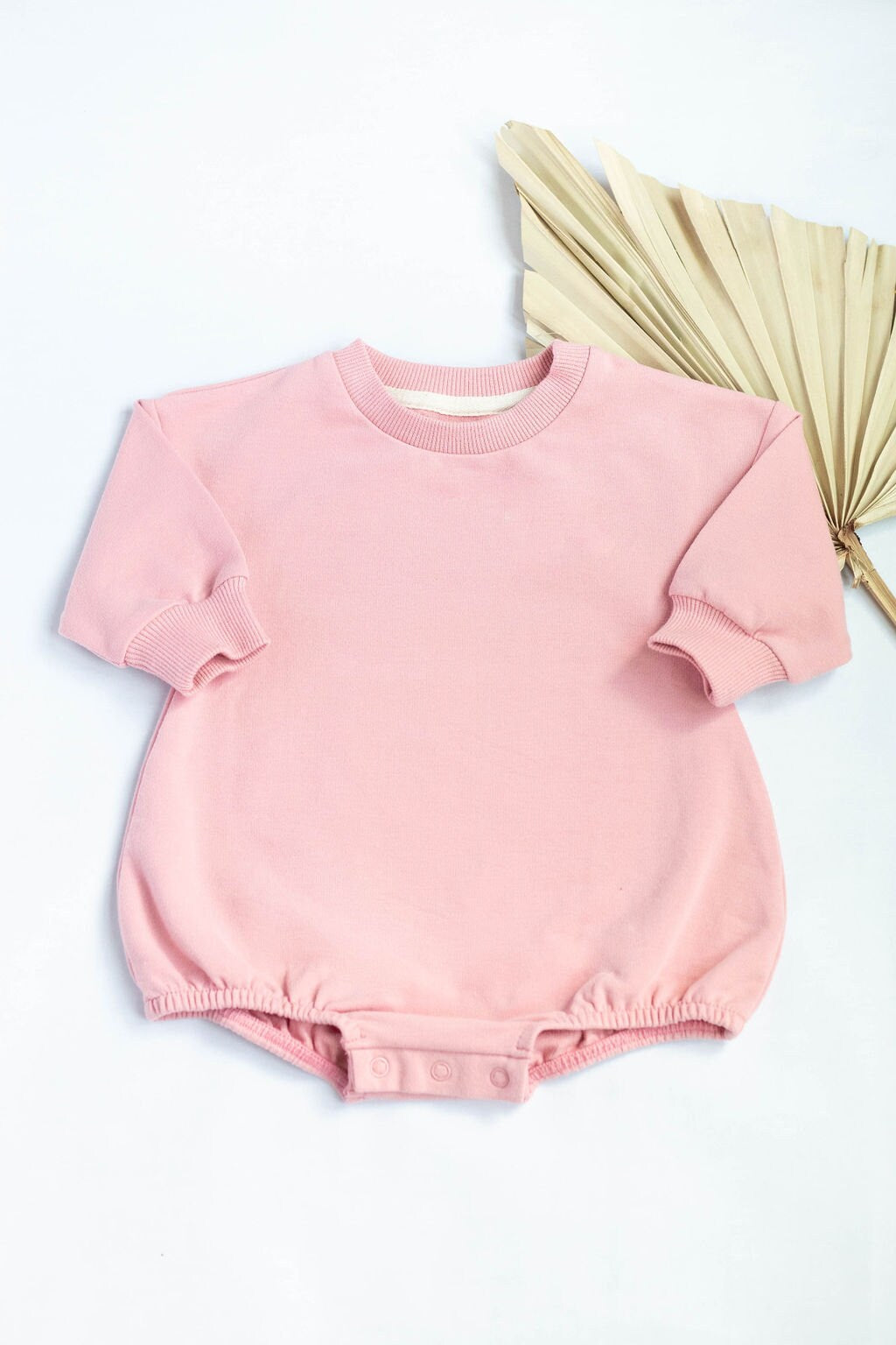 Organic Oversized Sweatshirt Baby Boy Girl Romper