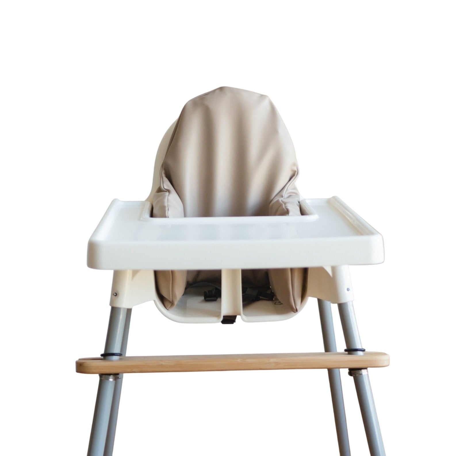 Beige Vegan Leather Ikea Antilop Cushion Cover