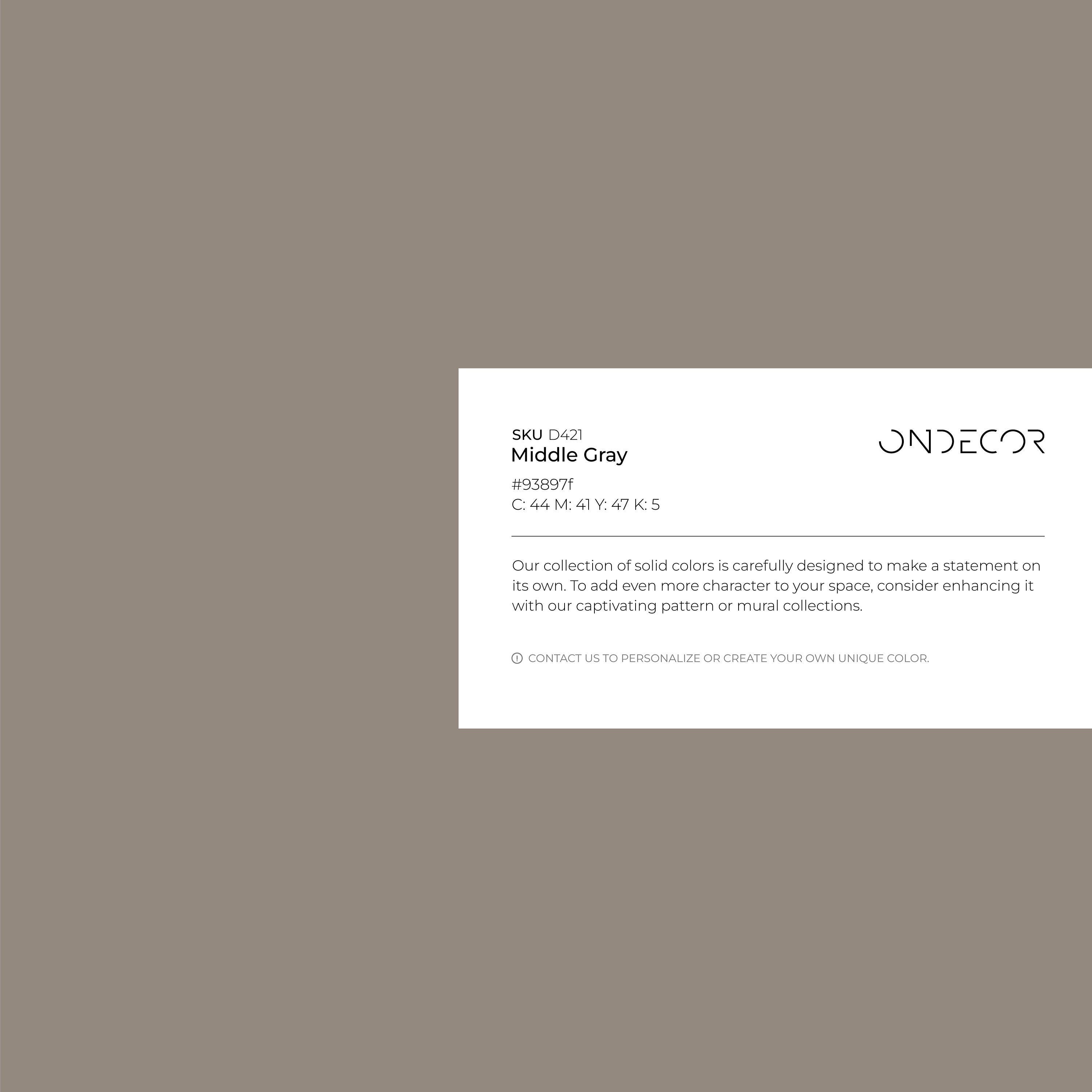 Minimalist Wallpaper Featuring A Solid Color In Middle Gray - D421