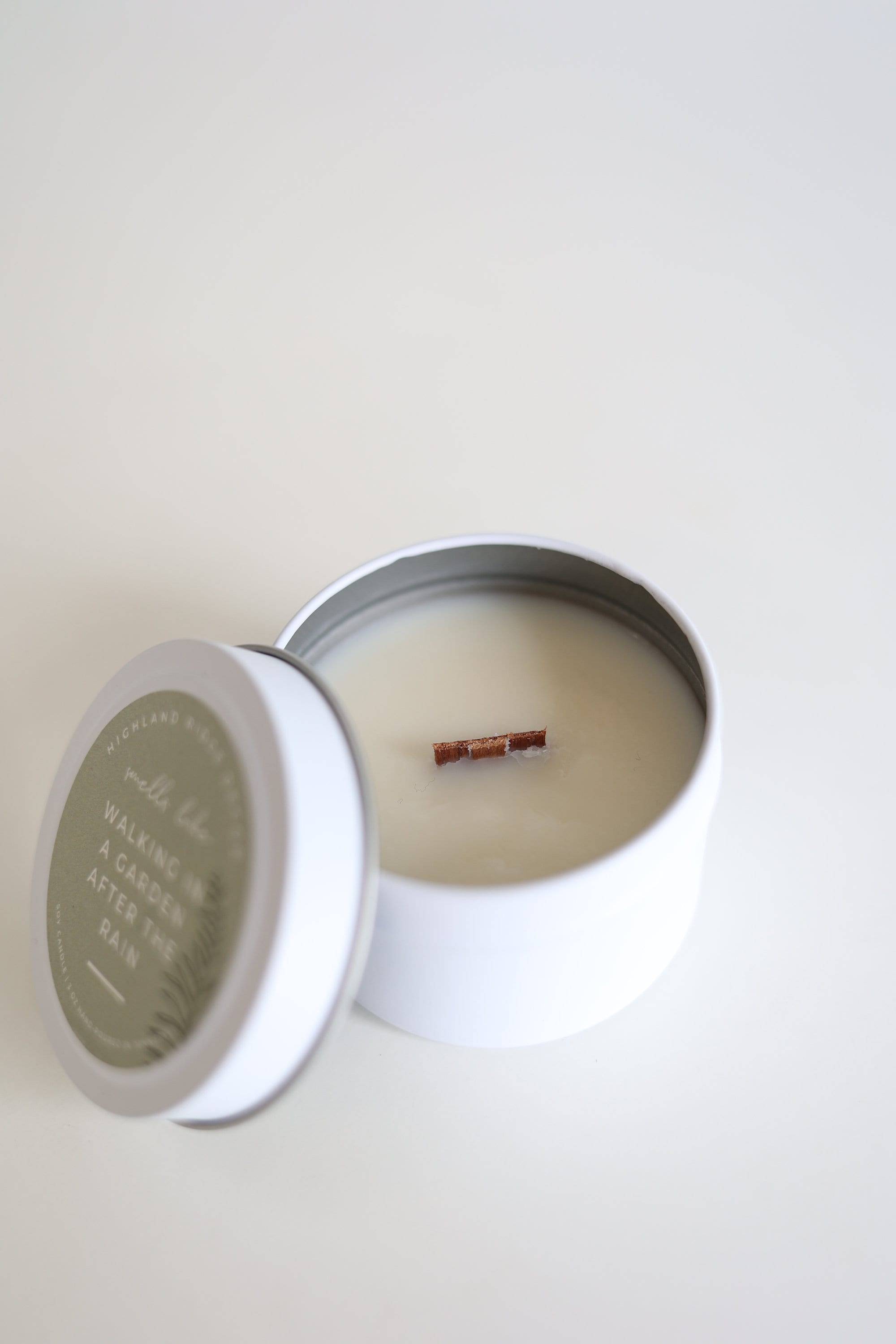 "walking In A Garden After The Rain" Candle Tin