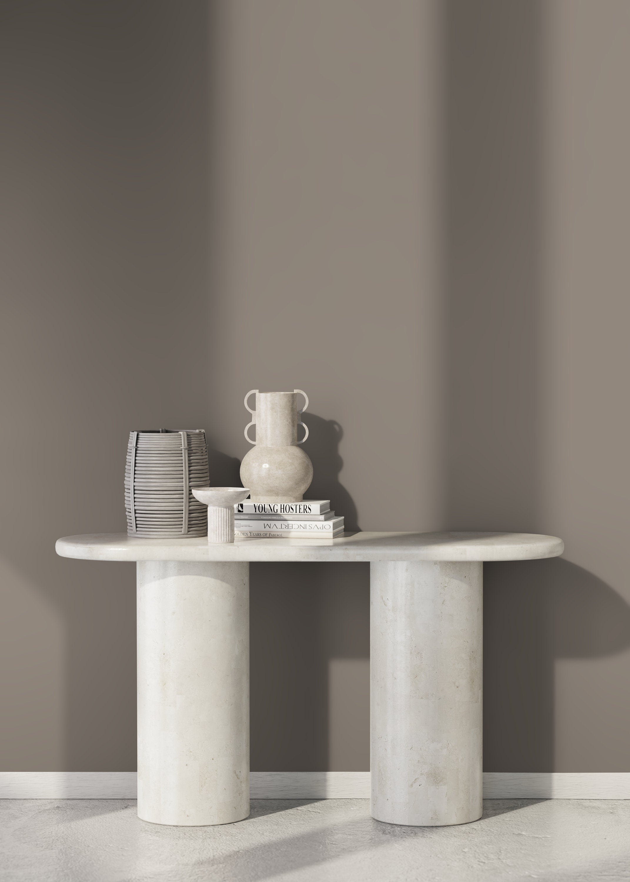 Minimalist Wallpaper Featuring A Solid Color In Middle Gray - D421