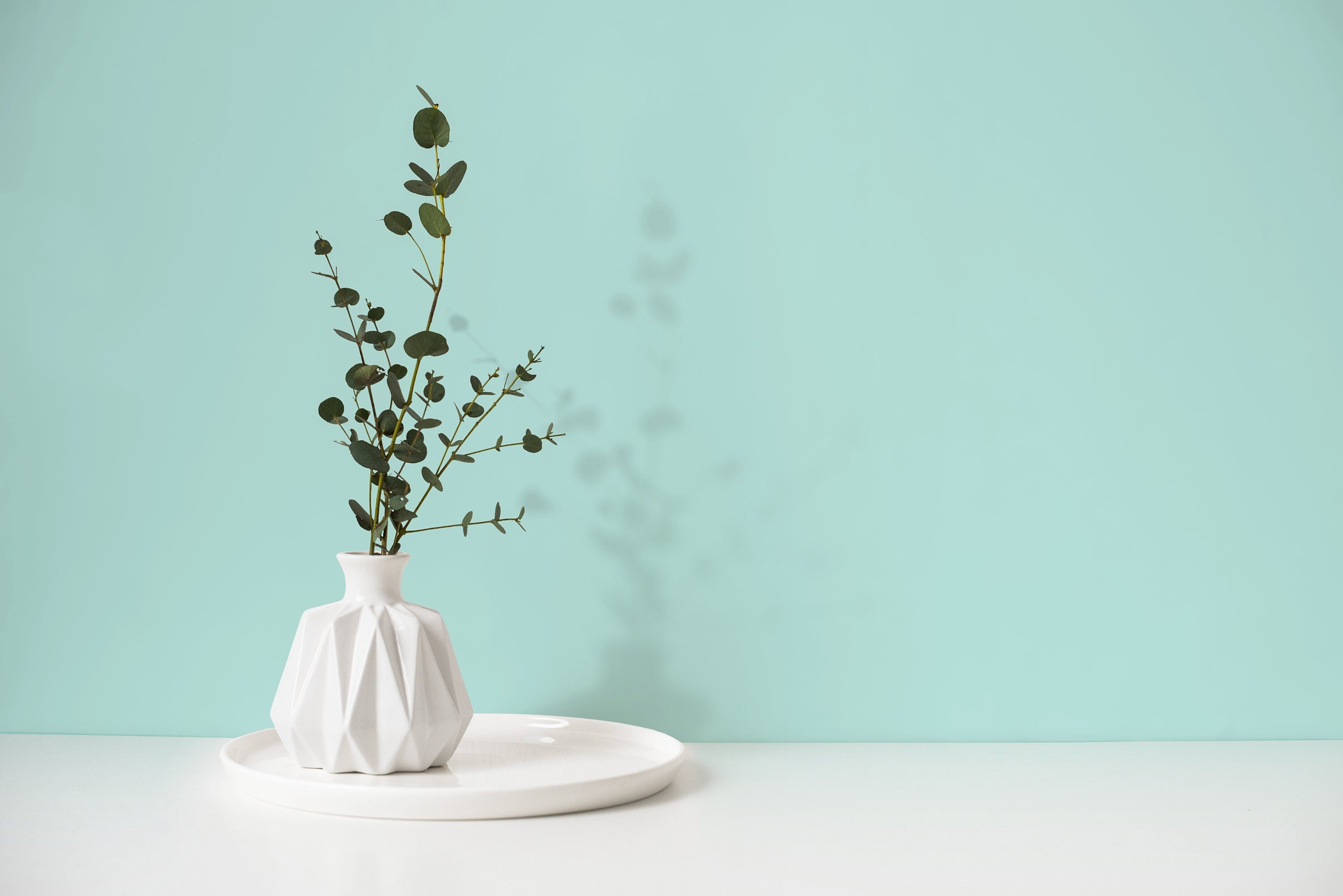 Solid Color Wallpaper With A Minimalist Style In Powder Blue - D442