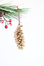 Long Pinecone Ornament