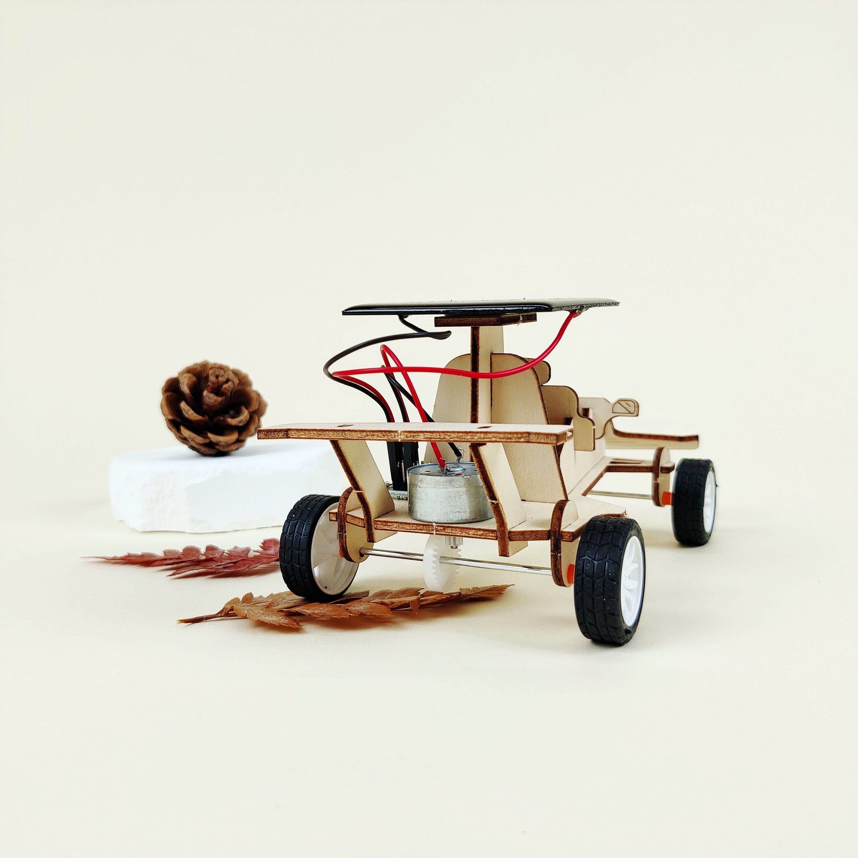 Solar Race Car Diy Kit, Educational Stem Toy