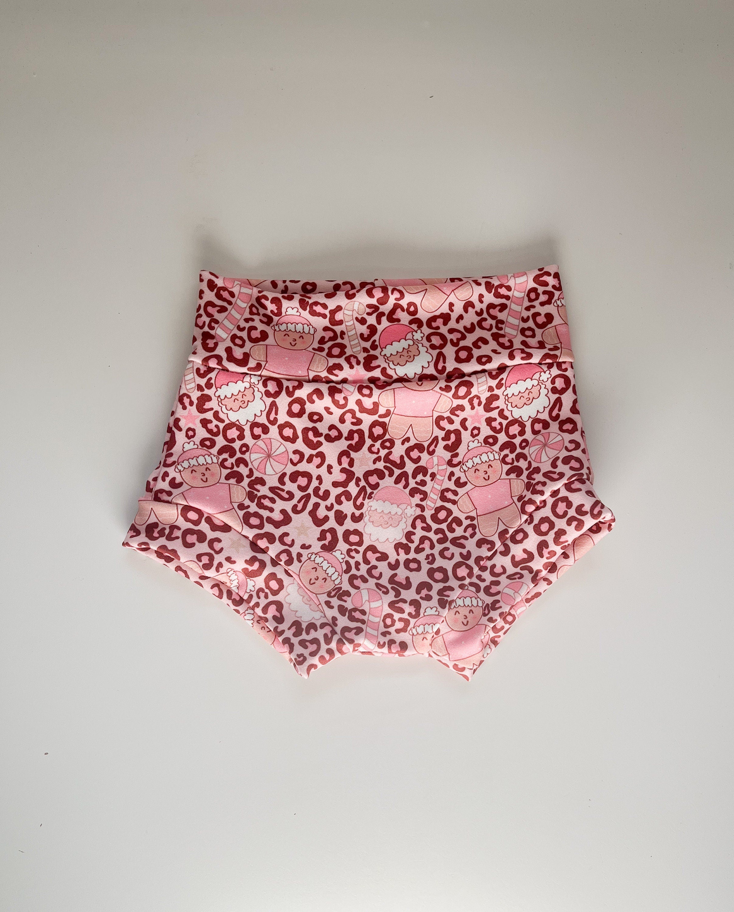 Pink Gingerbread Cheetah Bummies Set