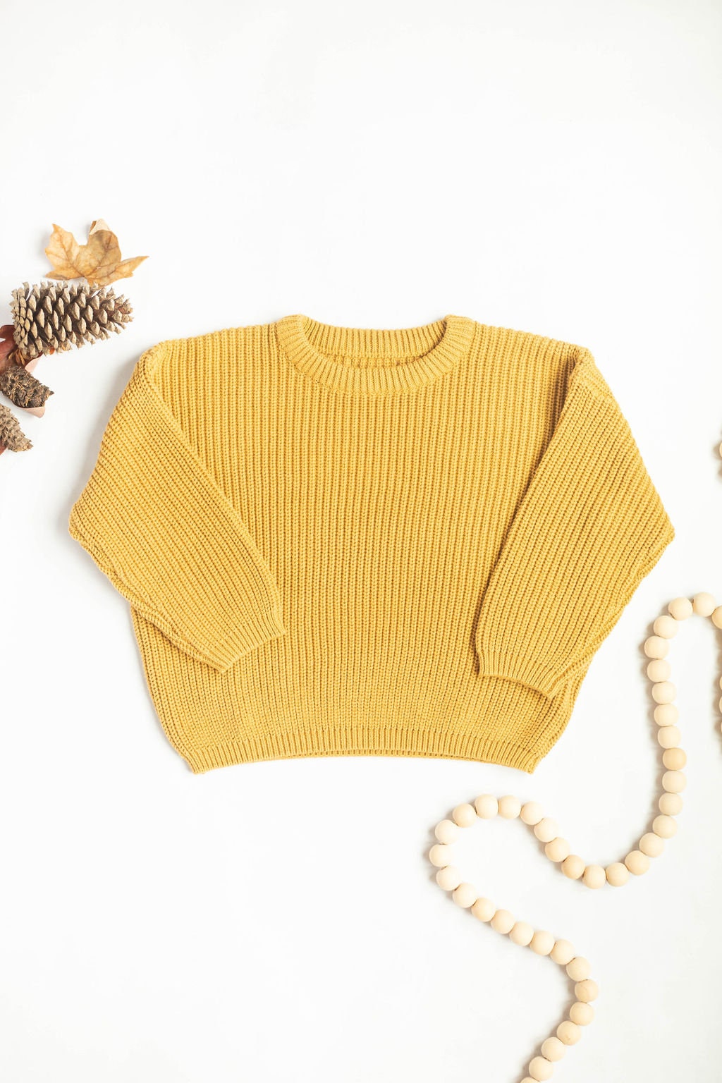 White Chunky Knitted Sweater