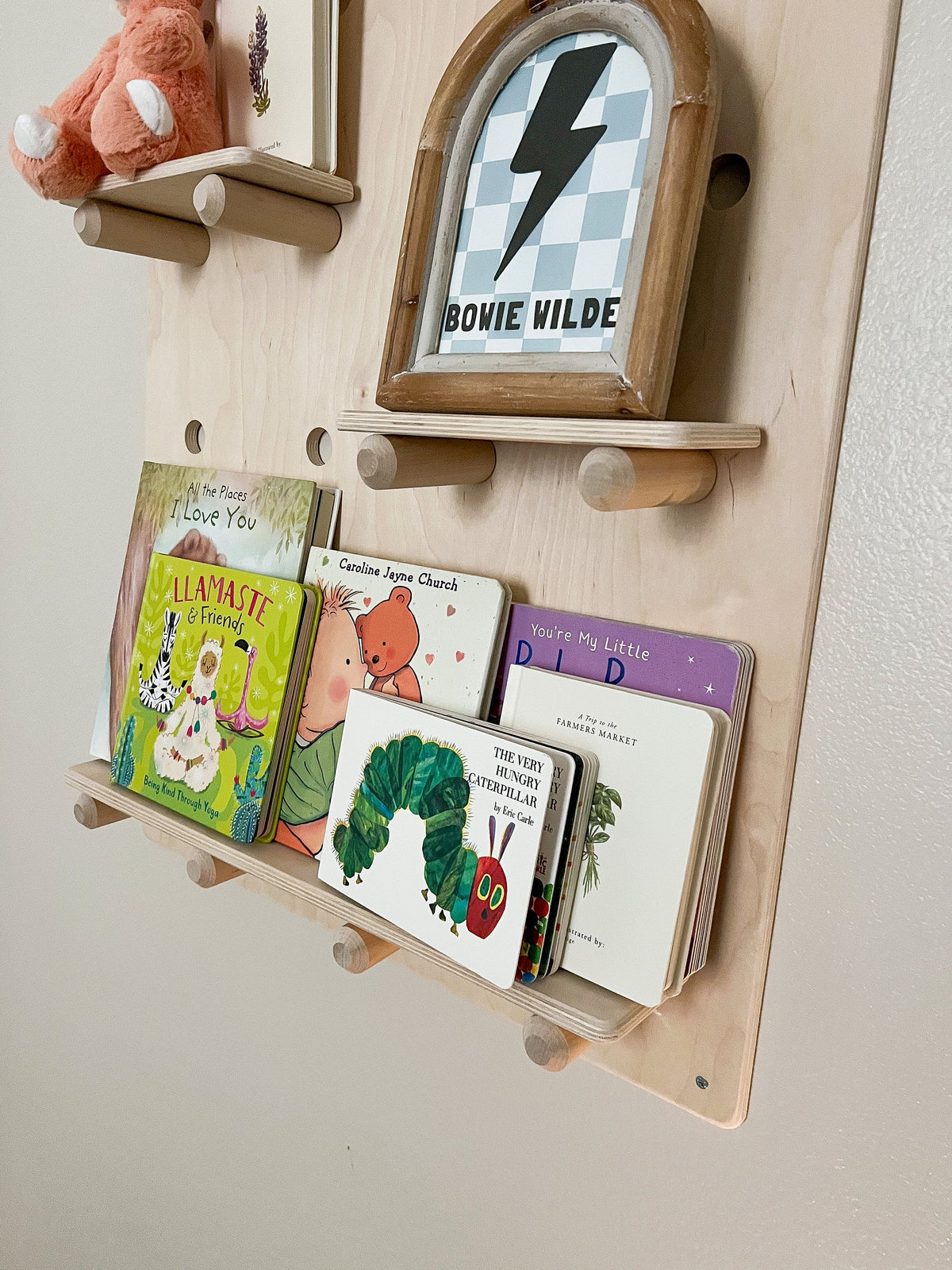 Raerae- Pegboard Display Shelf