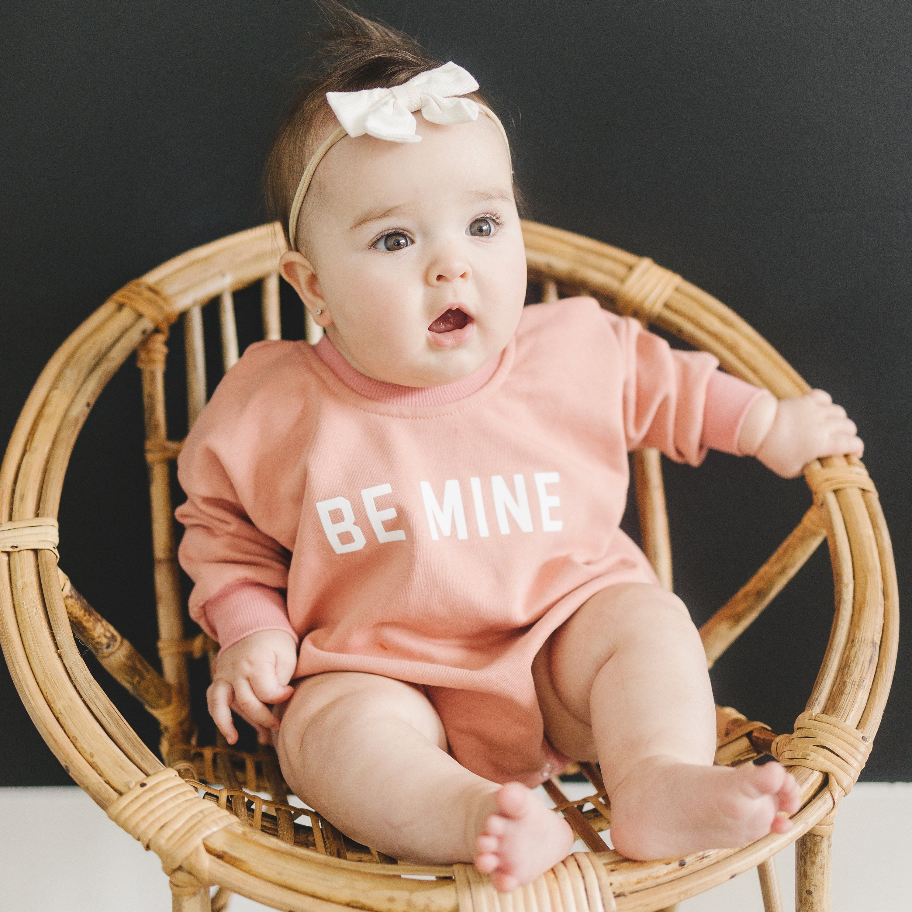Be Mine Sweatshirt Romper - More Colors