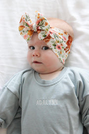 Highland Cow Headwrap Bow