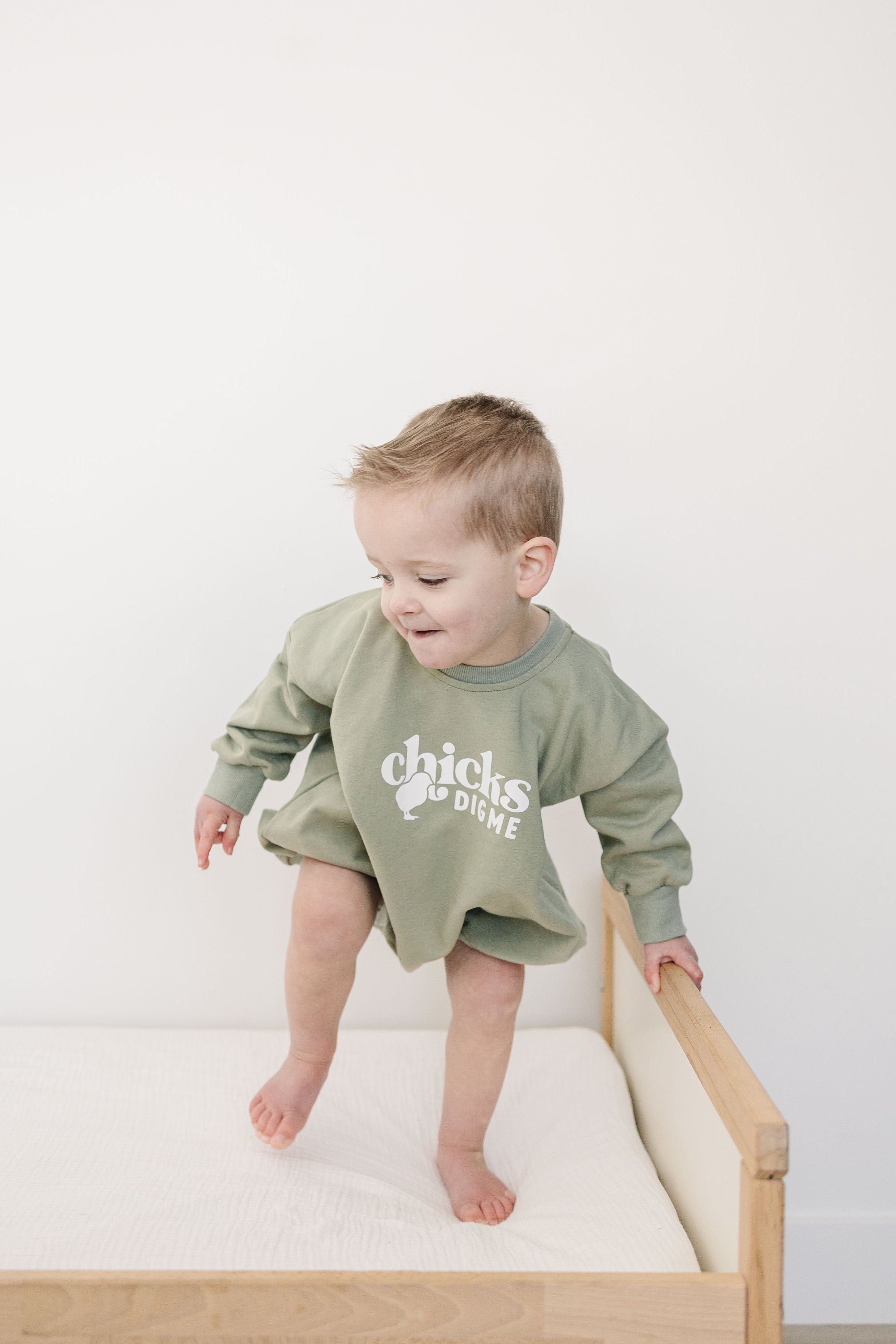 Chicks Dig Me Sweatshirt Romper - More Colors