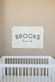 Custom Canvas Name Banner