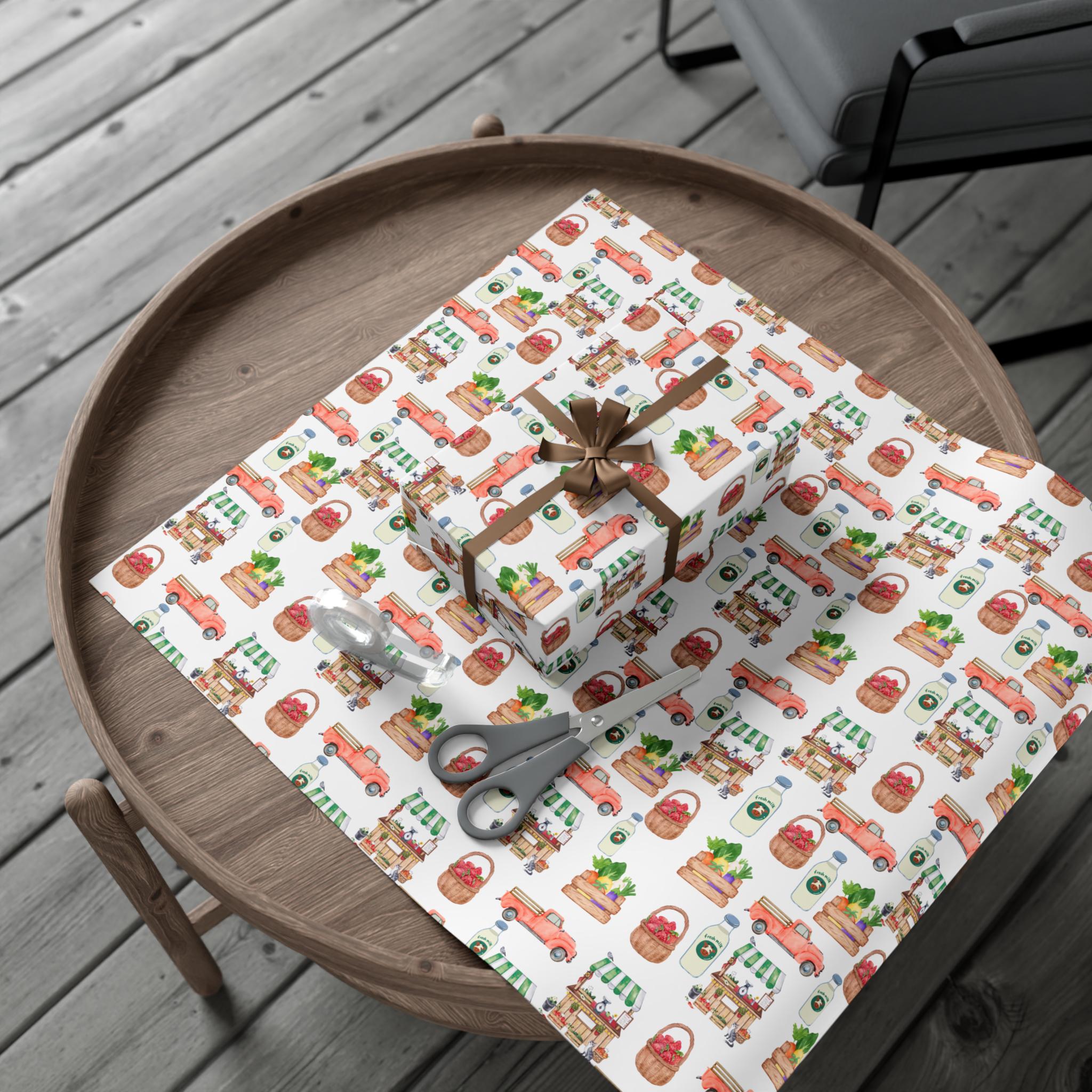 Farmers Market Wrapping Paper