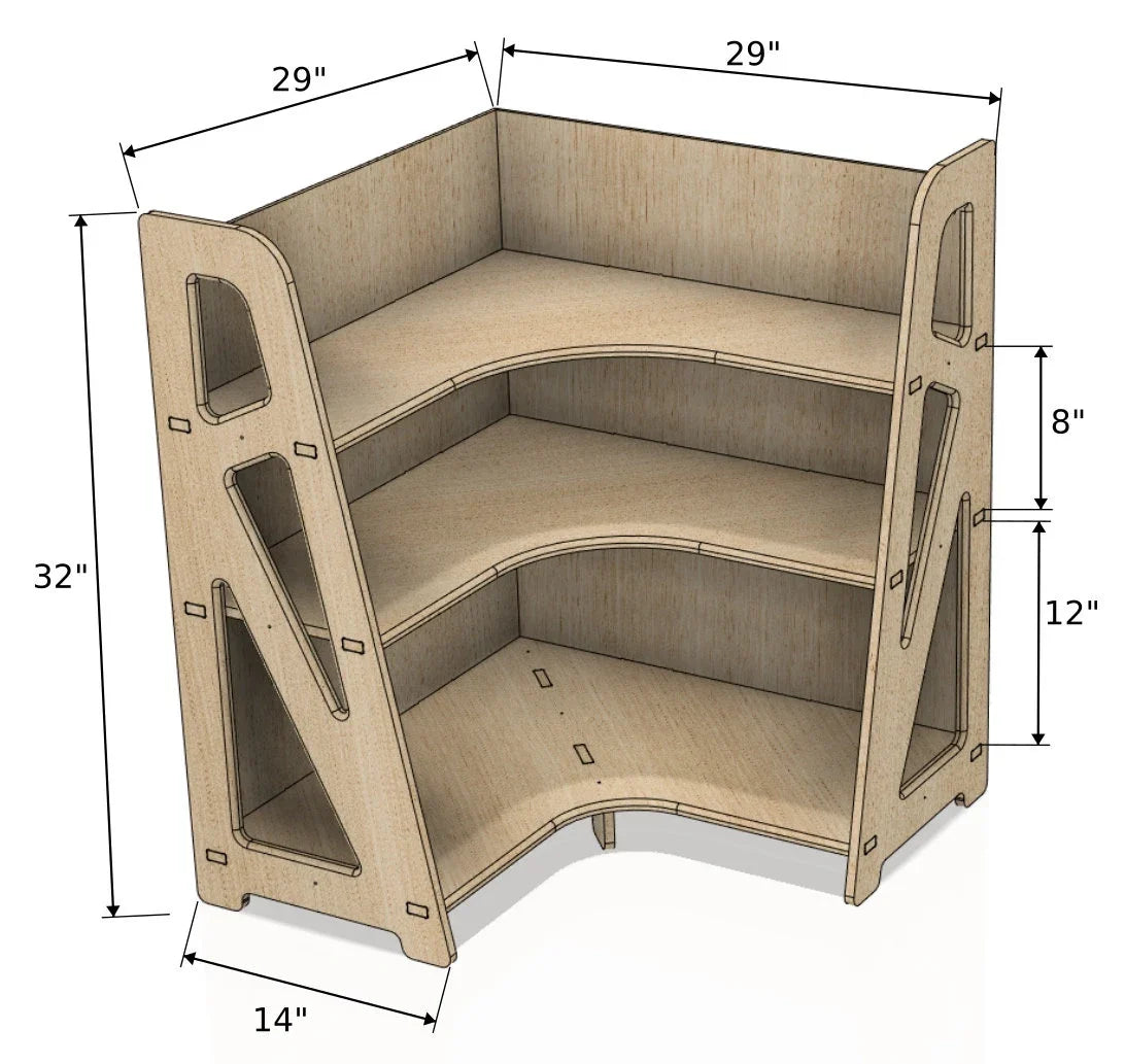 Soria- Corner Shelf