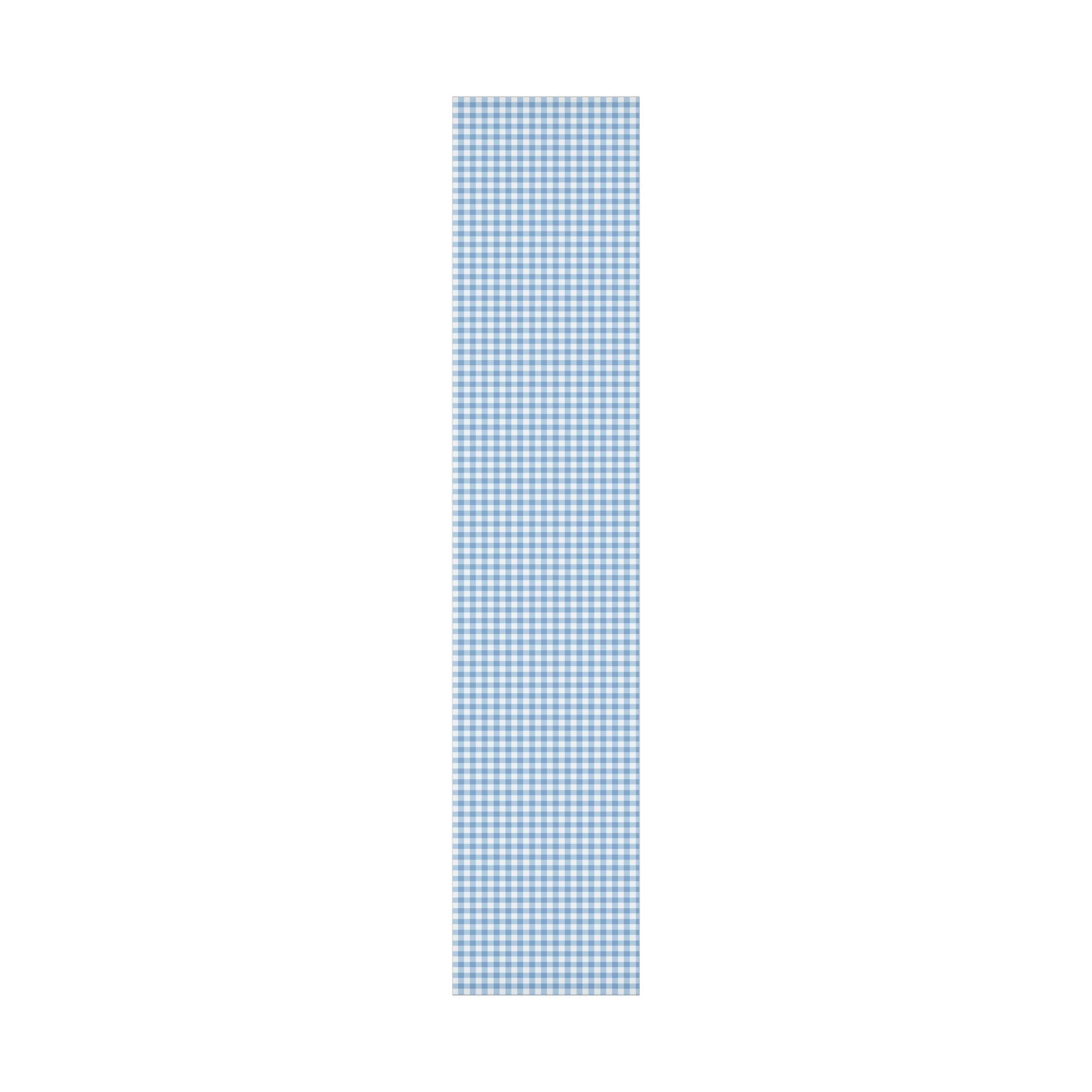 Light Blue Gingham Wrapping Paper