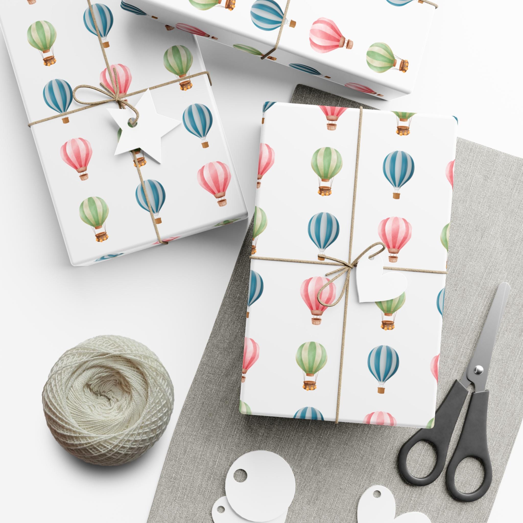 Hot Air Balloon Wrapping Paper
