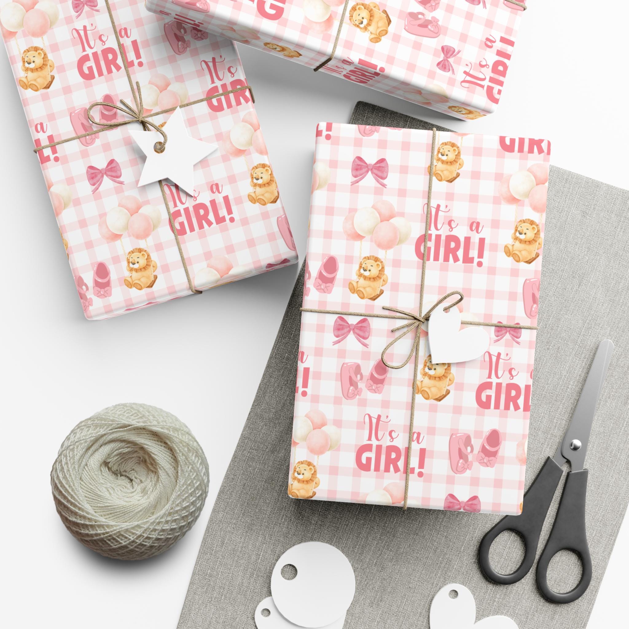 It's A Girl Wrapping Paper