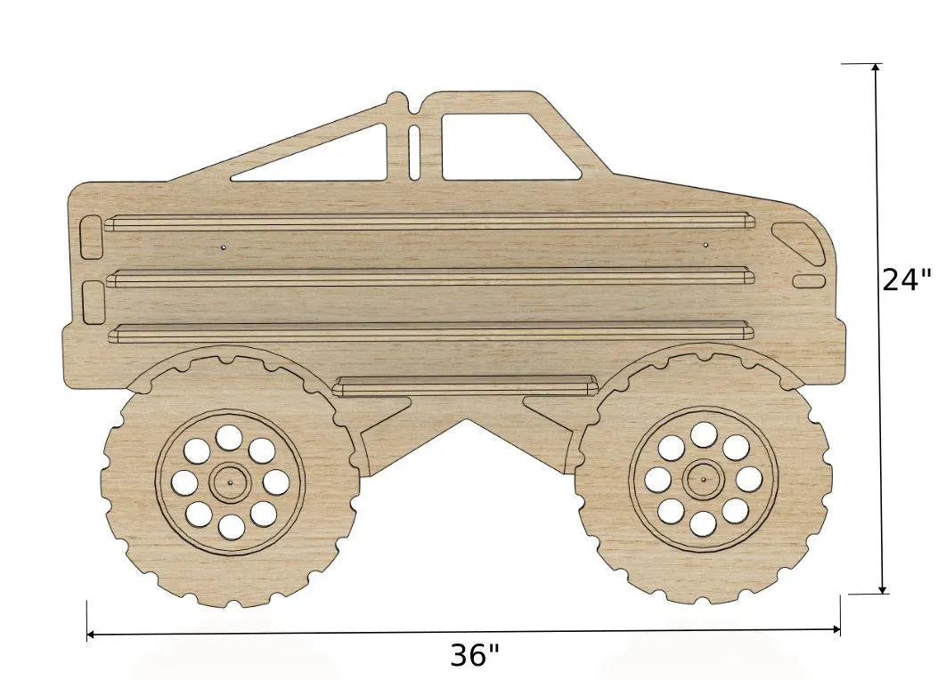 Big Dawg- Monster Truck Toy Storage