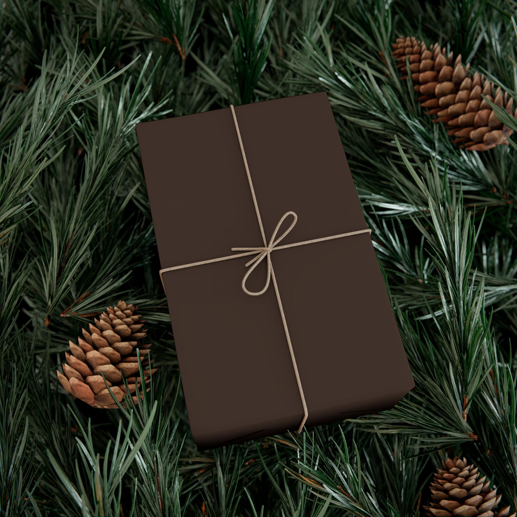 Espresso Brown Wrapping Paper