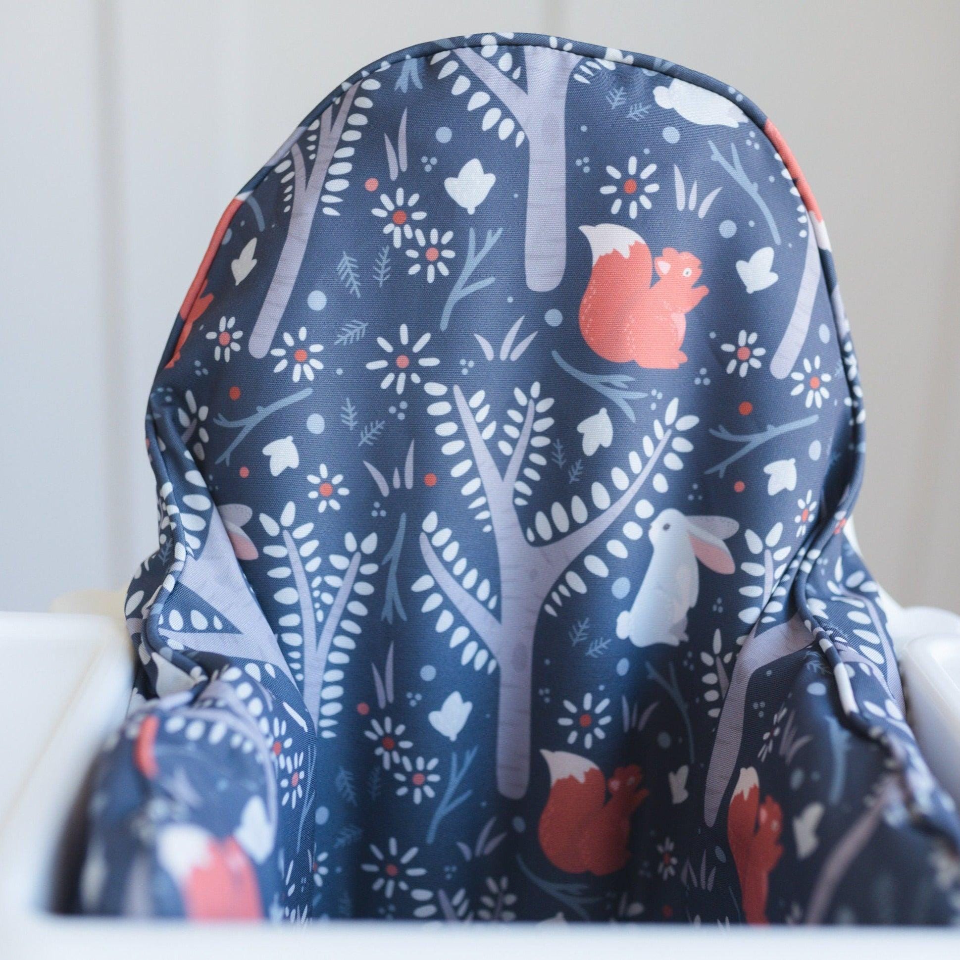 Navy Woodland Ikea Antilop Cushion Cover