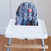 Navy Woodland Ikea Antilop Cushion Cover