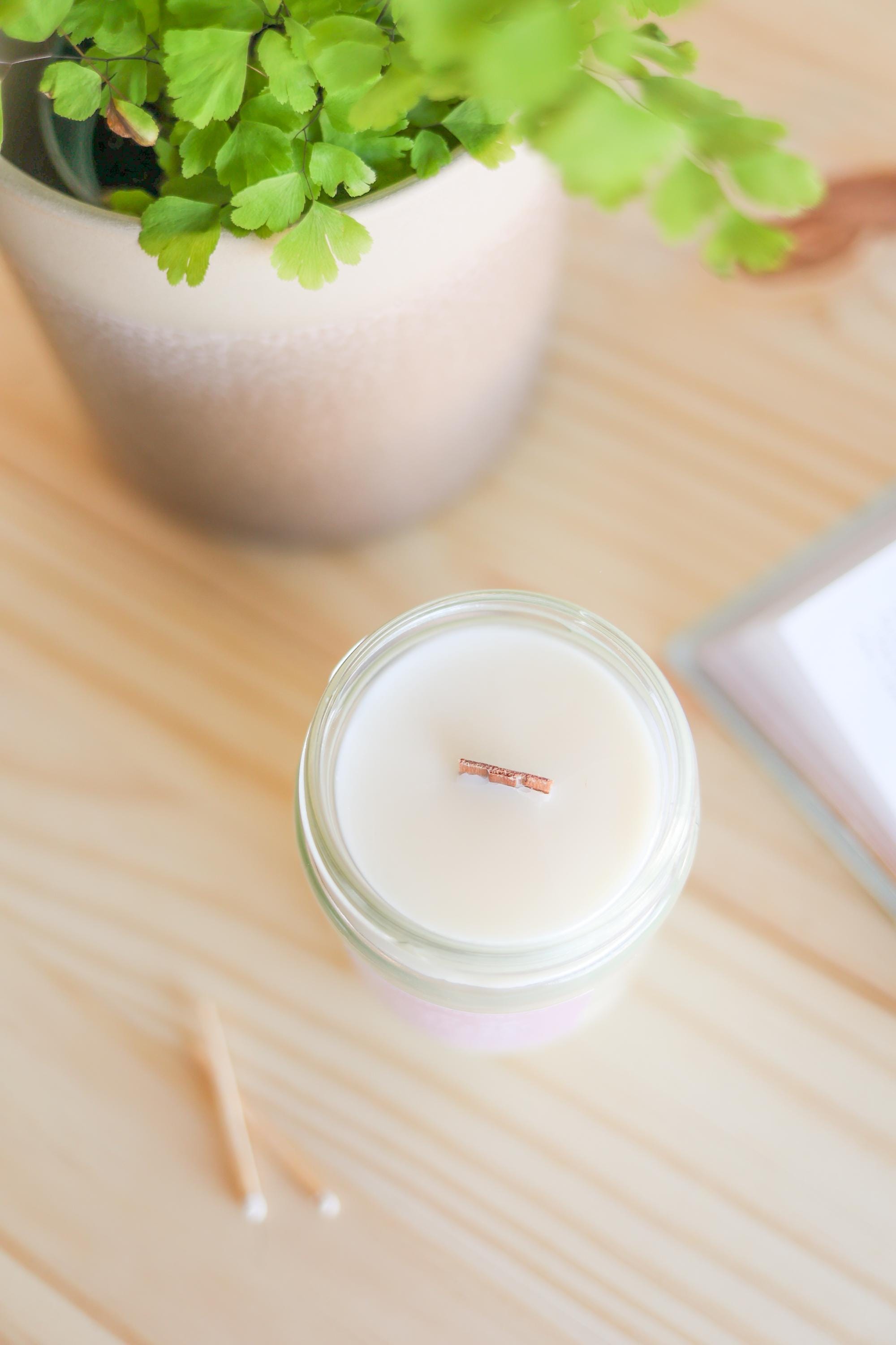 A Basket Full Of Flowers Candle