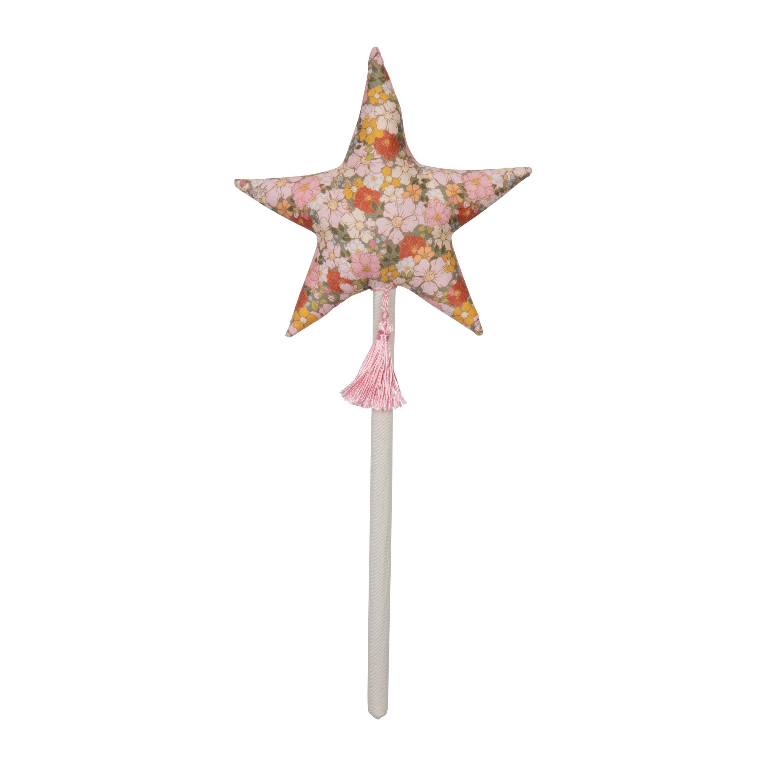 “green Garden” Cotton Crown And Wand Magic Set