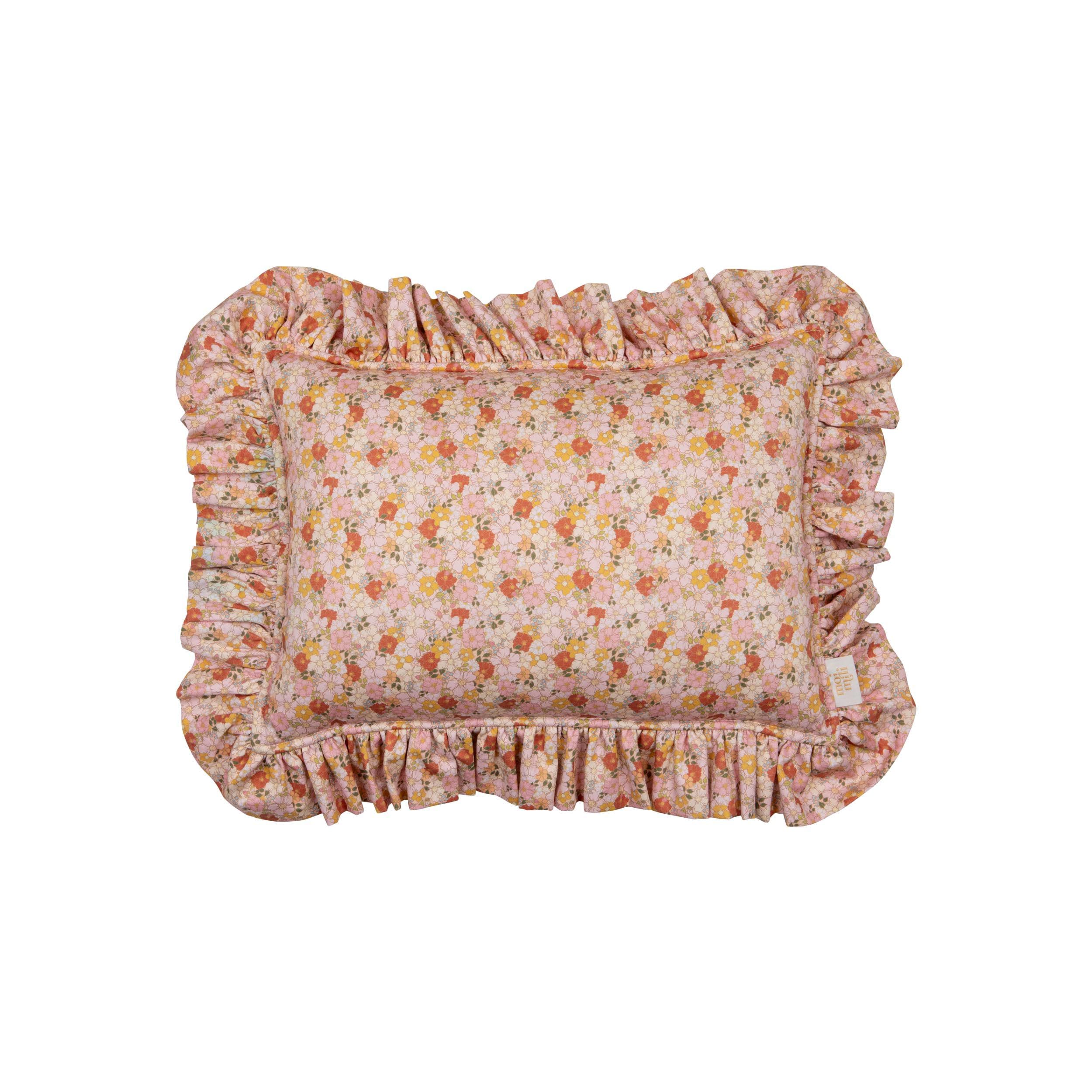 "spring Garden" Pillow With Frill