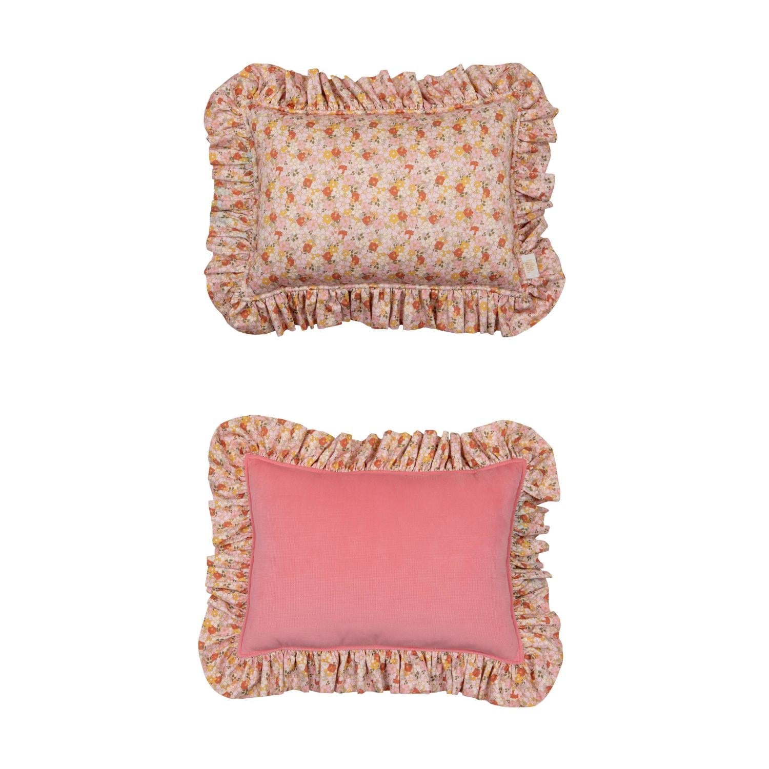 "spring Garden" Pillow With Frill