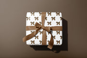Leopard Print Bow Wrapping Paper