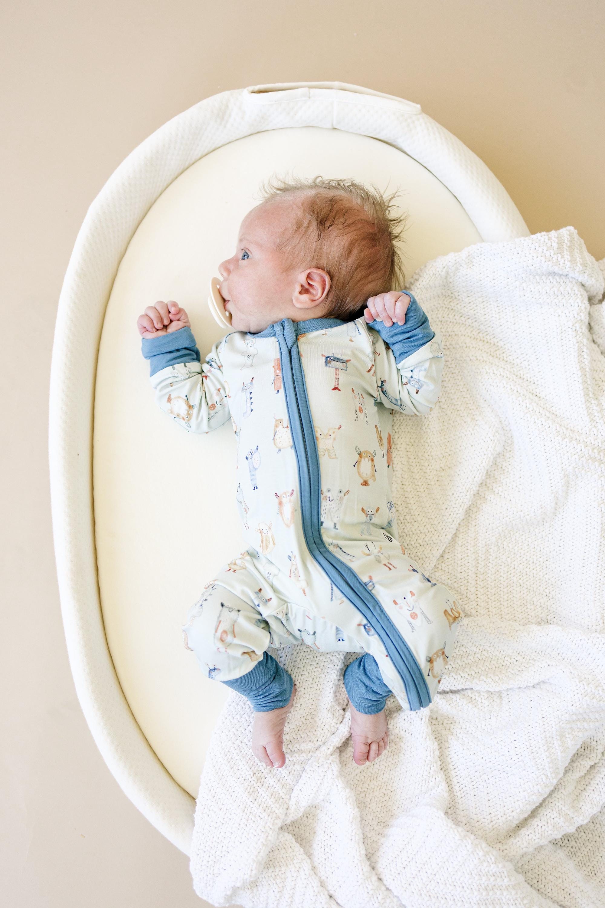 M Is For Monsters Zippy Romper