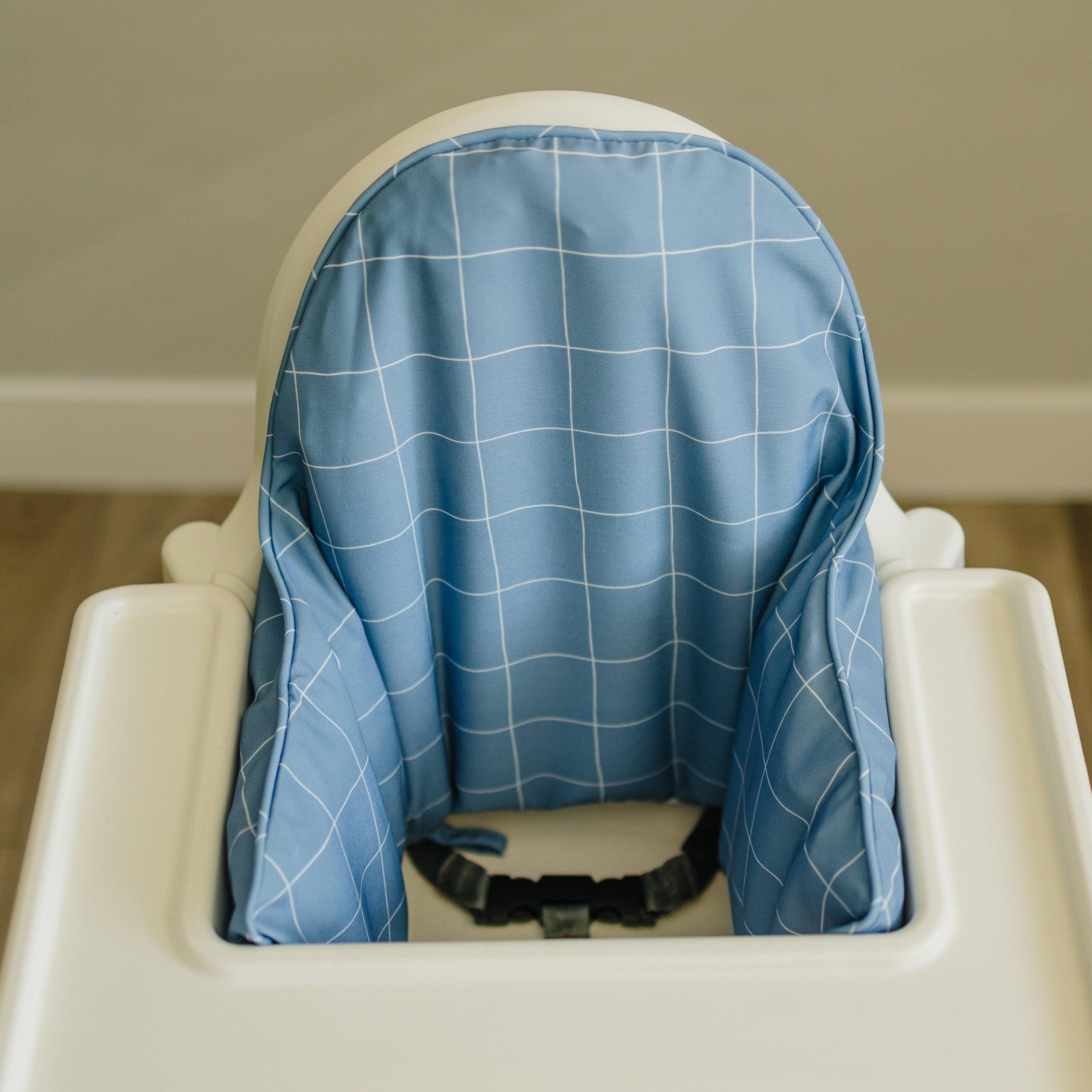 Blue Grid Ikea Antilop Cushion Cover