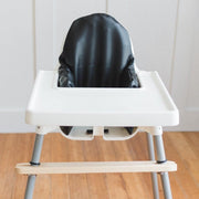 Black Vegan Leather Ikea Antilop Cushion Cover