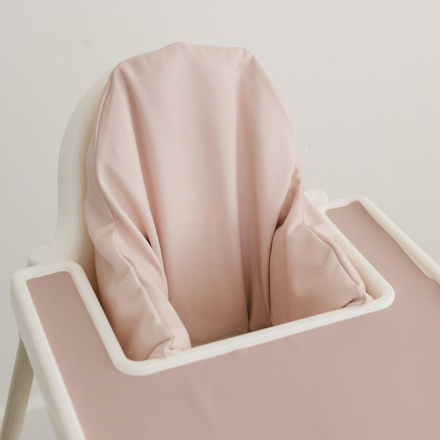 Blush Pink Vegan Leather Ikea Antilop Cushion Cover