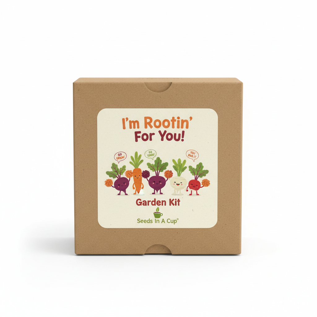 I'm Rootin' For You! Garden Kit | Carrot, Beet, Turnip & Radish |
