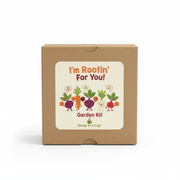 I'm Rootin' For You! Garden Kit | Carrot, Beet, Turnip & Radish |