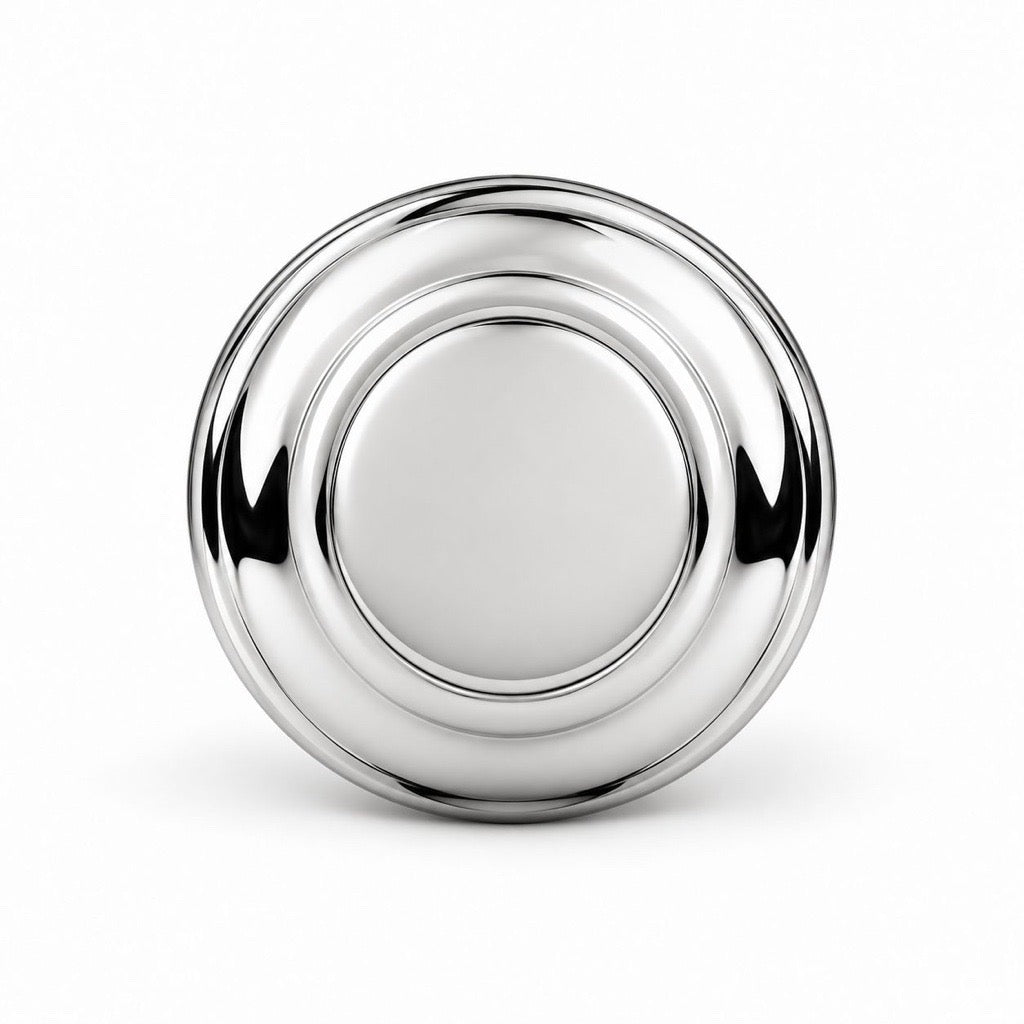 Krysaliis Sterling Silver Dumbbell Baby Rattle