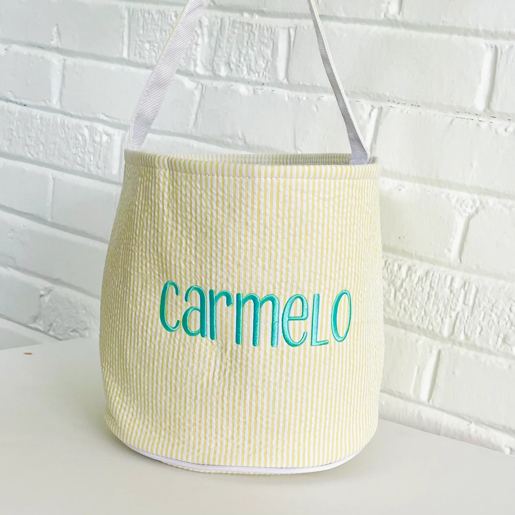 Seersucker And Gingham Buckets