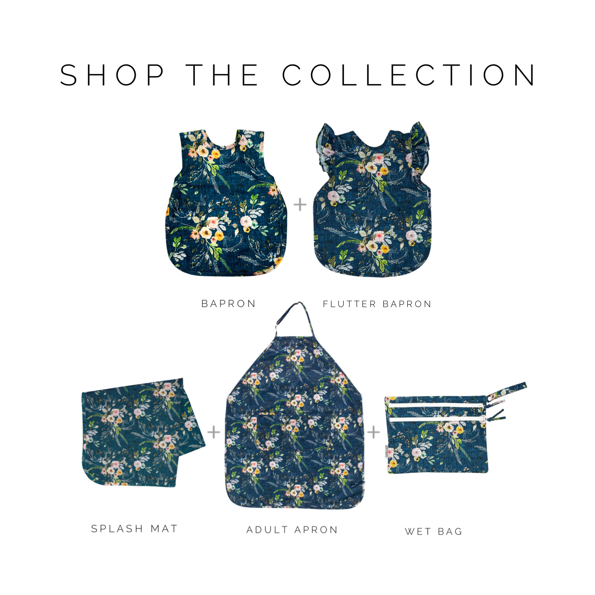 Boho Floral - Waterproof Wet Bag (for Mealtime, On-the-go, And More!)