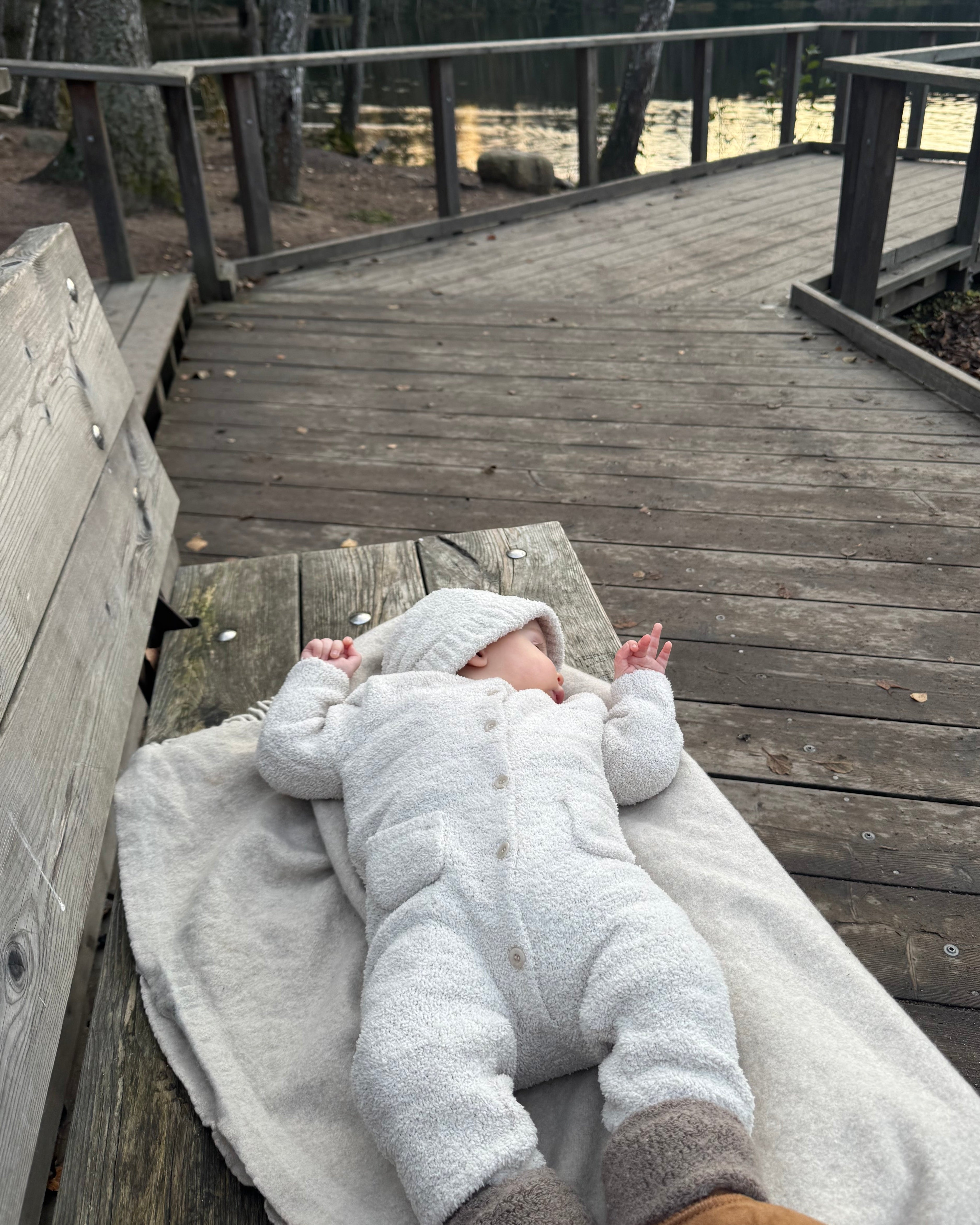 Long Sleeve Jumpsuit - Fuzzy