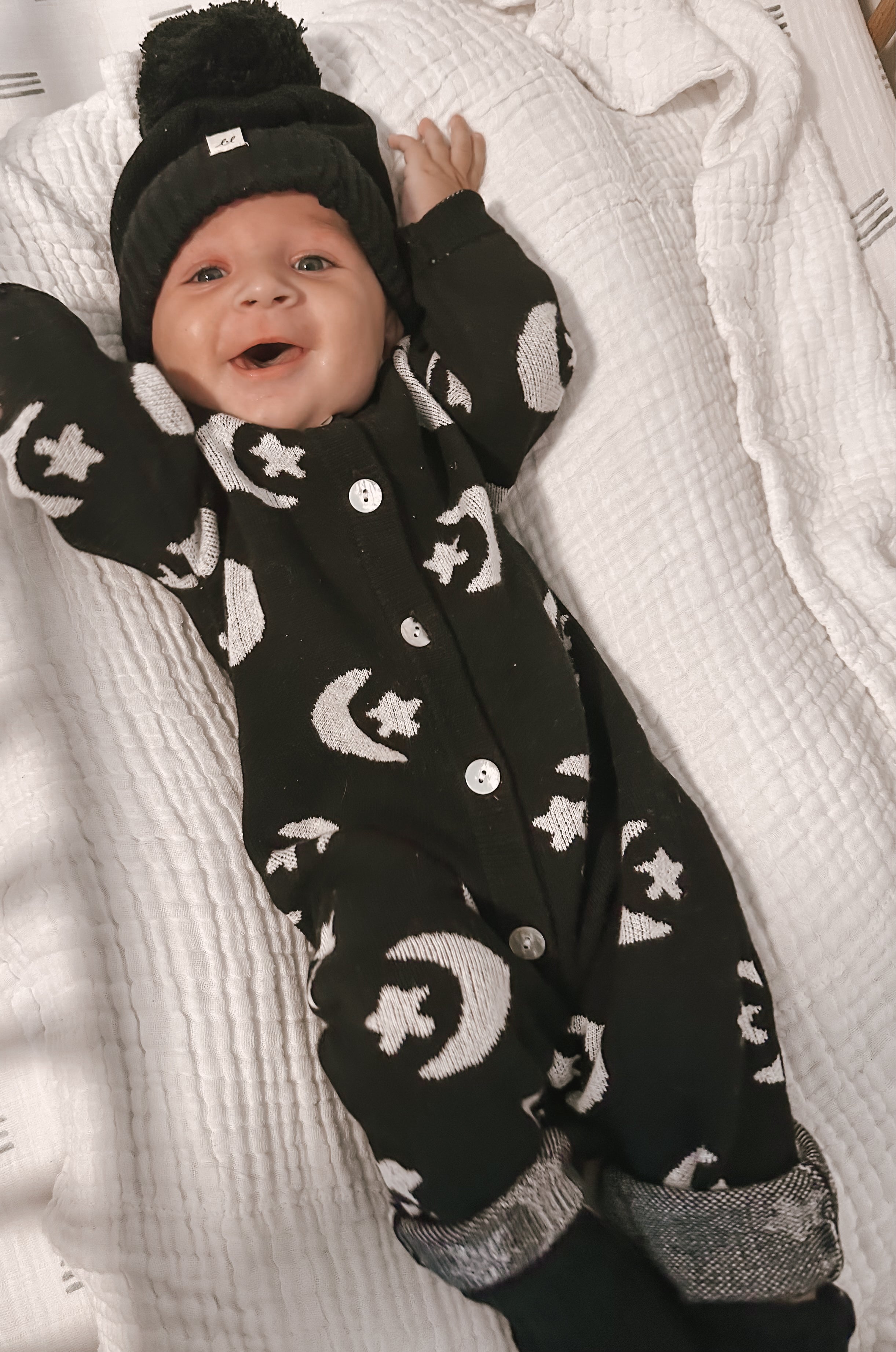 Midnight Sky Jacquard Jumpsuit