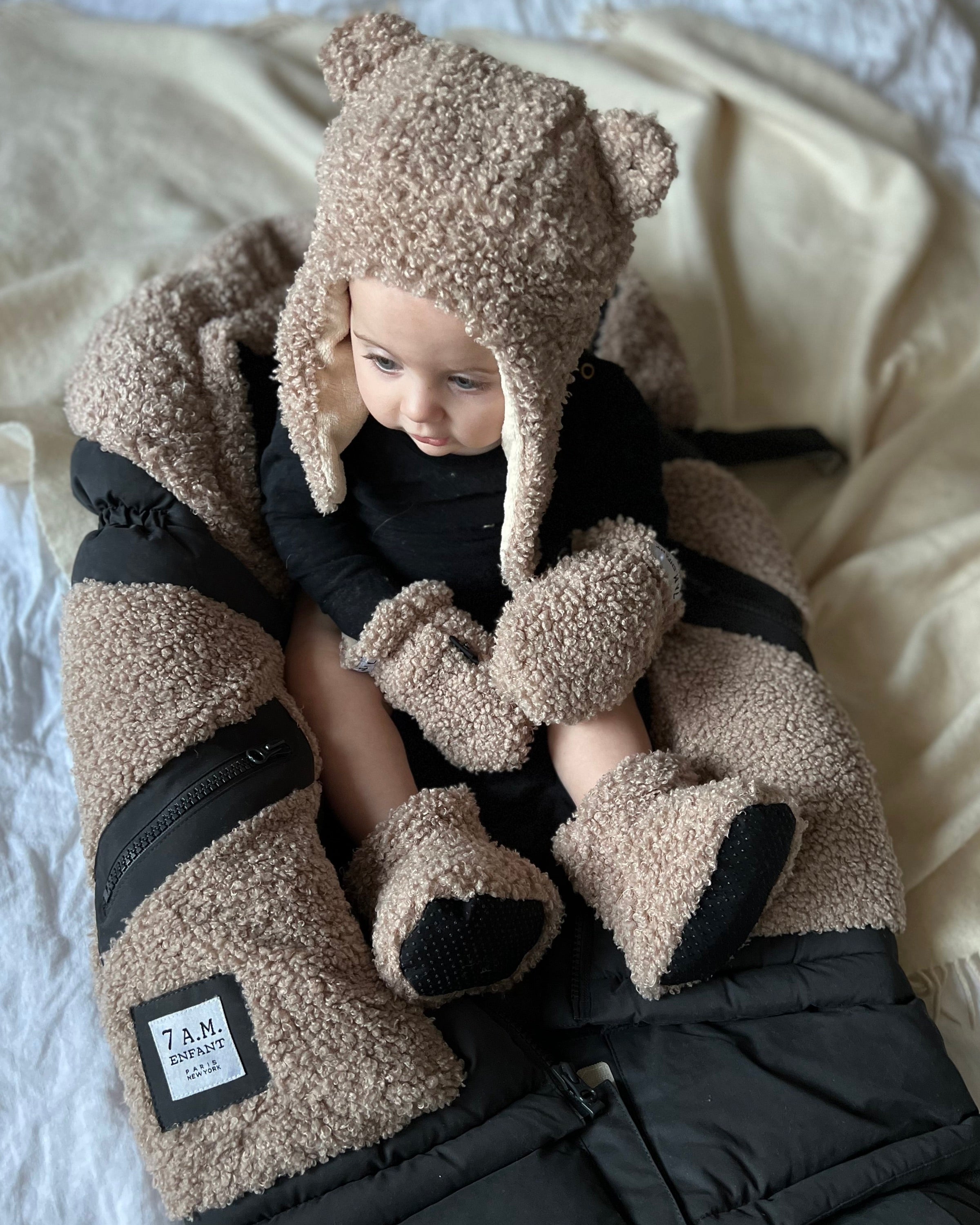 Cub Set - Teddy | Hat & Mittens