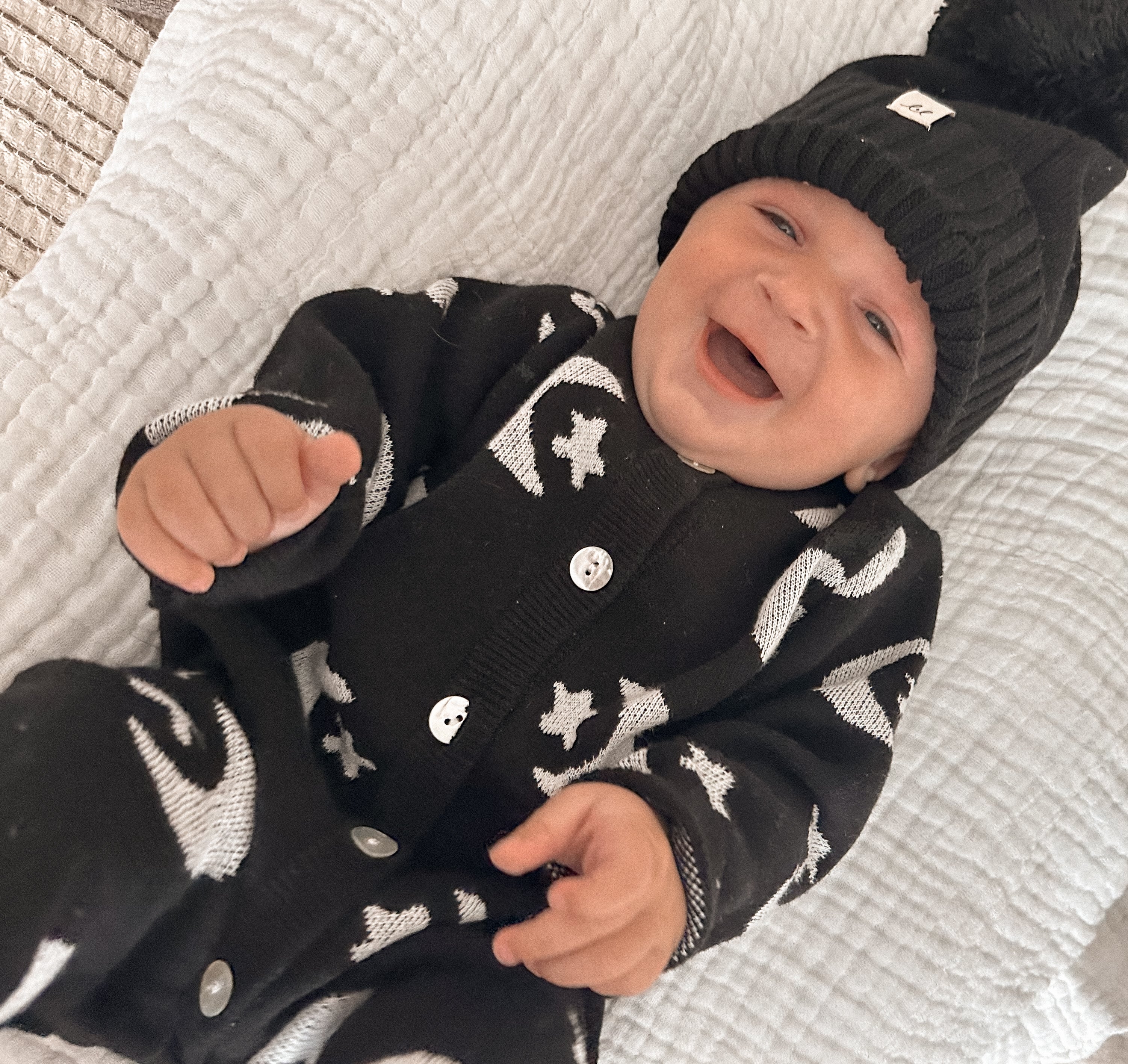 Midnight Sky Jacquard Jumpsuit